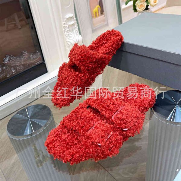 slippers high end wool shoes are fashionable to wear outside in autumn and winter. flat bottom net red curly lamb doudou home, Black
slippers high end wool shoes are fashionable to wear outside in autumn and winter. flat bottom net red curly lamb doudou home, Black