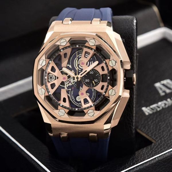 chase skeleton quartz watch for men steampunk golden dial transparent movement luminous hands rubber strap, Slivery;brown
chase skeleton quartz watch for men steampunk golden dial transparent movement luminous hands rubber strap, Slivery;brown