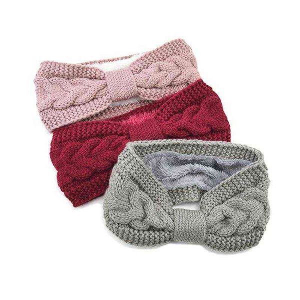 elegant warm knitted headband for women furry fleece lined wide headwrap elastic warmer ear crochet bow turban hair accessories aa220323, Pink
elegant warm knitted headband for women furry fleece lined wide headwrap elastic warmer ear crochet bow turban hair accessories aa220323, Pink
