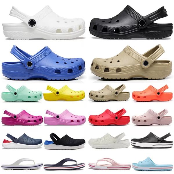 2022 men women croc clogs designer sandals slip on slides slippers beach waterproof shoes mens classic nursing hospital slip work medical sa, Black
2022 men women croc clogs designer sandals slip on slides slippers beach waterproof shoes mens classic nursing hospital slip work medical sa, Black