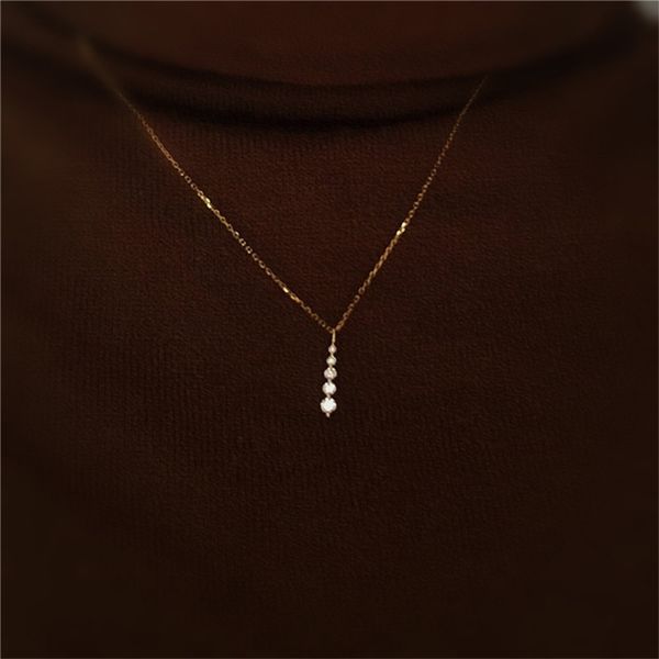 pendant necklaces 925 sterling silver french simple crystal pendant clavicle cha 
pendant necklaces 925 sterling silver french simple crystal pendant clavicle cha