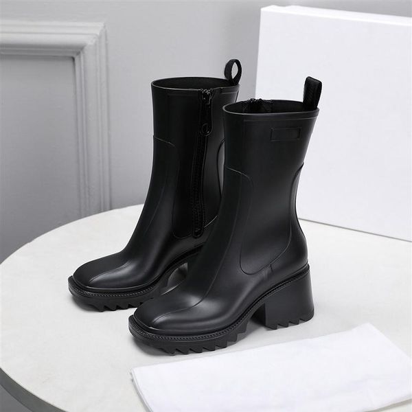 women betty pvc rain boots designer half boot ladies dress shoes womens booties flamingos 100% real leather medal coarse non-slip 210f, Black
women betty pvc rain boots designer half boot ladies dress shoes womens booties flamingos 100% real leather medal coarse non-slip 210f, Black