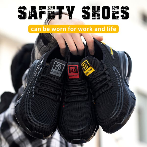 work sneakers indestructible safety shoes men women work safe ty boots lightweight w ork s hoes anti-smash steel toe shoe male, Black;brown
work sneakers indestructible safety shoes men women work safe ty boots lightweight w ork s hoes anti-smash steel toe shoe male, Black;brown