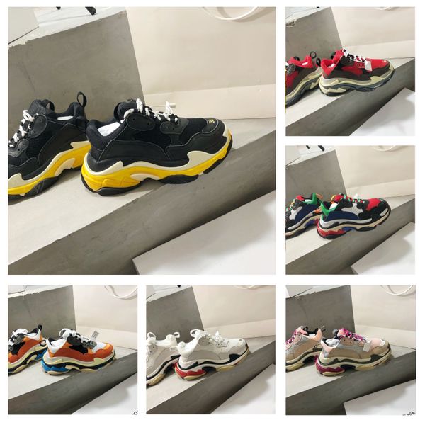 famous designer triple s men women designer casual shoes platform sneakers multicolor man and woman sneaker sports fashion tennis shoe size, Black
famous designer triple s men women designer casual shoes platform sneakers multicolor man and woman sneaker sports fashion tennis shoe size, Black
