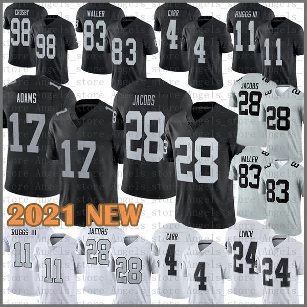 28 josh jacobs football jersey 17 davante adams 83 darren waller 98 maxx crosby 4 derek carr hunter renfrow raiders''chandler jone, Black;red
28 josh jacobs football jersey 17 davante adams 83 darren waller 98 maxx crosby 4 derek carr hunter renfrow raiders''chandler jone, Black;red
