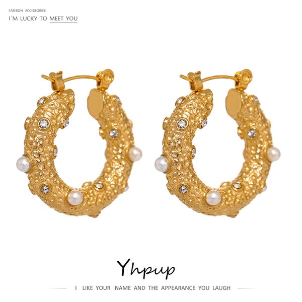 yhpup stainless steel golden round hoop earrings jewelry fashion casting metal zircon huggie party gift 220718, Golden;silver
yhpup stainless steel golden round hoop earrings jewelry fashion casting metal zircon huggie party gift 220718, Golden;silver