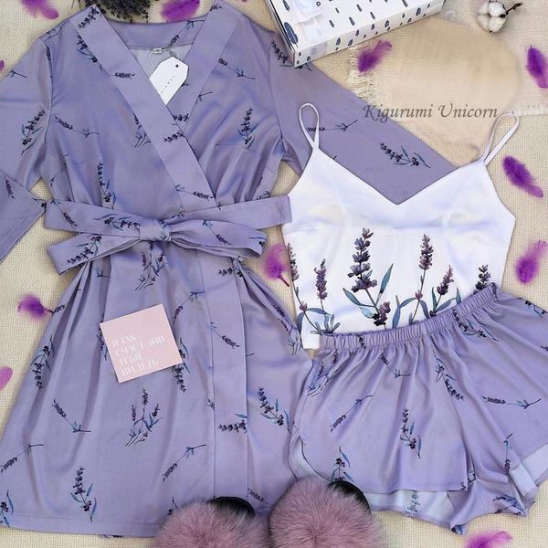 floral printed sleepwear silk robe suit womens satin pajamas gown set v-neck cami nighties wear pijama home nightwear nightdress, Black;red
floral printed sleepwear silk robe suit womens satin pajamas gown set v-neck cami nighties wear pijama home nightwear nightdress, Black;red