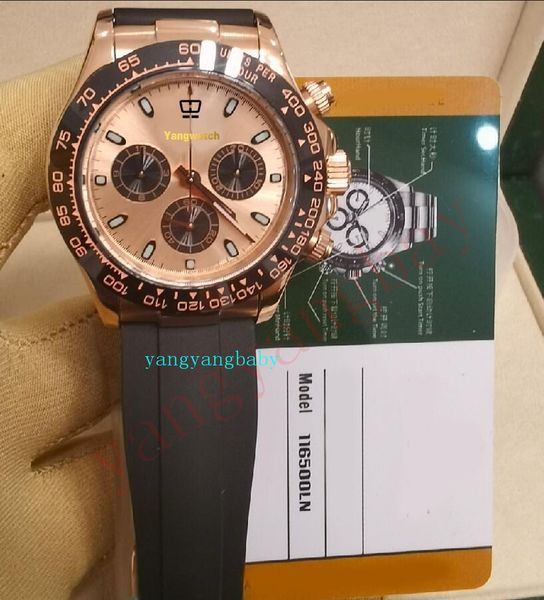 reinforced true waterproof watch 116500ln black dial ceramic cal7750 chronograph wor mechanical (automatic) mens watches wristwatch, Slivery;brown
reinforced true waterproof watch 116500ln black dial ceramic cal7750 chronograph wor mechanical (automatic) mens watches wristwatch, Slivery;brown