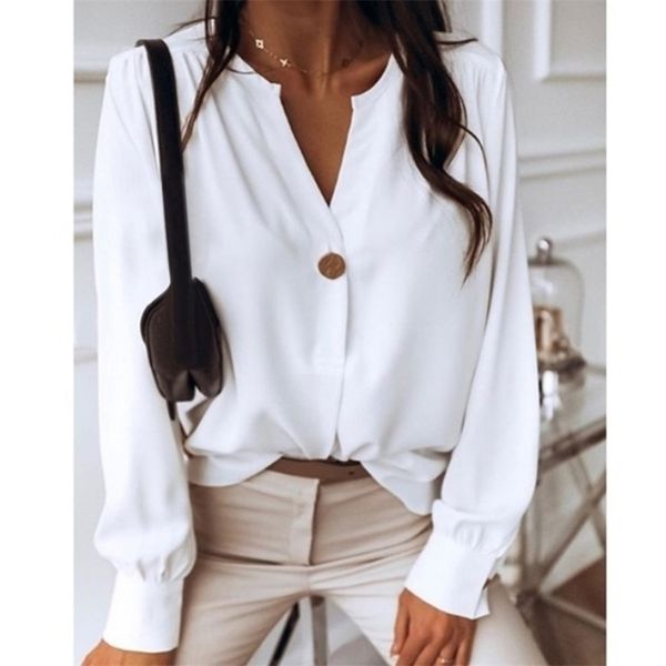 women loose casual chiffon blouse female summer autumn solid long sleeve elegant shirts blusas female clothes 201202, White
women loose casual chiffon blouse female summer autumn solid long sleeve elegant shirts blusas female clothes 201202, White