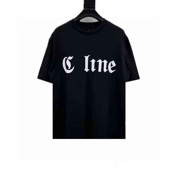 2022c factory direct sale trendy brand men's t-shirts women's c high front lettering short sleeve quality, White
2022c factory direct sale trendy brand men's t-shirts women's c high front lettering short sleeve quality, White