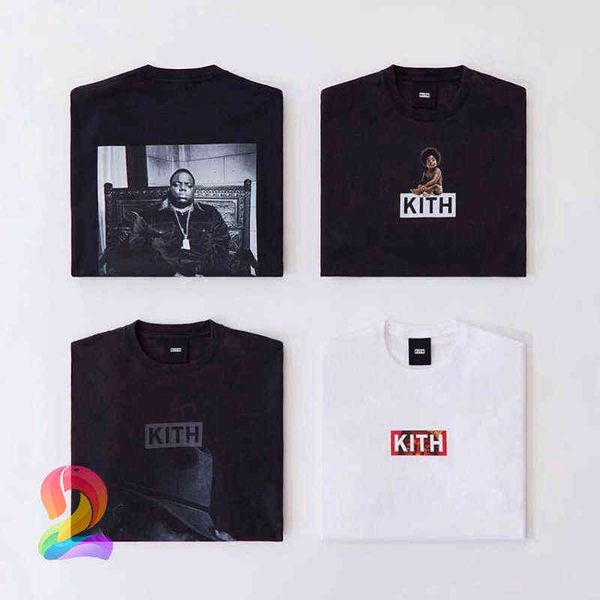 oversize kith designer biggie t shirt men's women's vintage washed box short sleeve casual, White;black
oversize kith designer biggie t shirt men's women's vintage washed box short sleeve casual, White;black