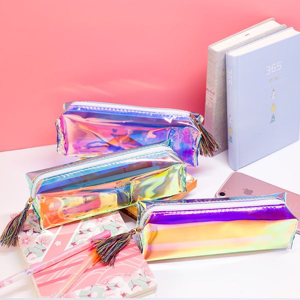 pencil bag laser transparent red net pen bag creative korean simple girl small fresh large capacity student stationery bag 1222619
pencil bag laser transparent red net pen bag creative korean simple girl small fresh large capacity student stationery bag 1222619