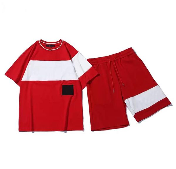 2022 designer men's tracksuits summer fashion two piece sports suit short sleeve t shirt jogging letter print geometric embroidery suit, Gray
2022 designer men's tracksuits summer fashion two piece sports suit short sleeve t shirt jogging letter print geometric embroidery suit, Gray
