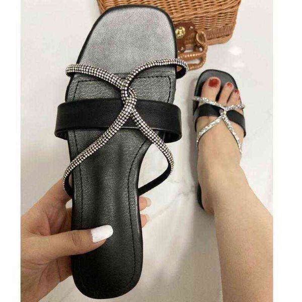 slippers big size women's leisure bling female outdoor shoes flat with seaside vacation ladies slides footwear 220530, Black
slippers big size women's leisure bling female outdoor shoes flat with seaside vacation ladies slides footwear 220530, Black