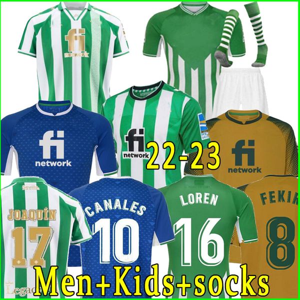21 22 23 real betis soccer jersey joaquin loren boudebouz bartra home away fekir 2021 2022 2023 finidi men kids kit football shirts full set, Black;yellow
21 22 23 real betis soccer jersey joaquin loren boudebouz bartra home away fekir 2021 2022 2023 finidi men kids kit football shirts full set, Black;yellow