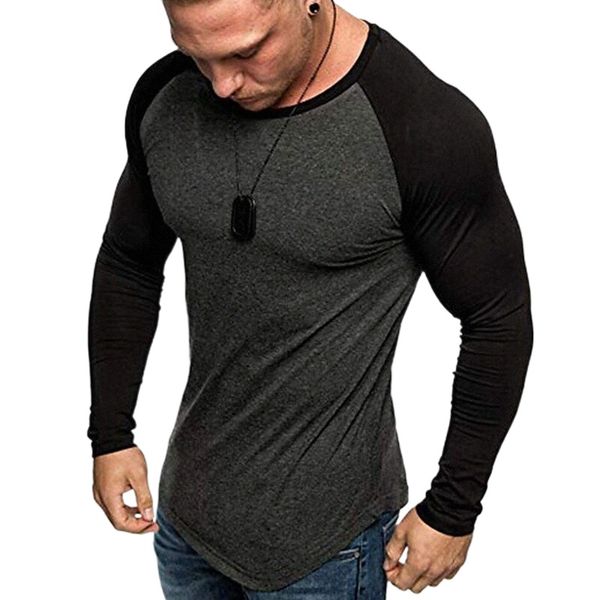 men's tee t shirt shirt color block crew neck casual daily long sleeve casual fashion muscle comfortable gray red p5kh#, White;black
men's tee t shirt shirt color block crew neck casual daily long sleeve casual fashion muscle comfortable gray red p5kh#, White;black