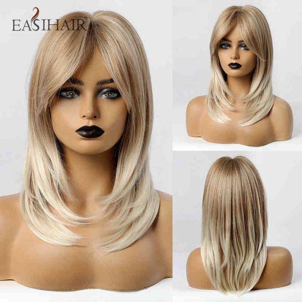 easihair long bob light platinum blonde straight synthetic wigs with bangs heat resistant natural hairs for women daily cosplay 220525, Black
easihair long bob light platinum blonde straight synthetic wigs with bangs heat resistant natural hairs for women daily cosplay 220525, Black