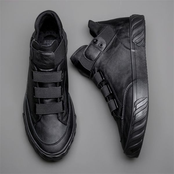 s leather korean trend comfortable loafer shoes british fashion high men 588 g 220708, Black
s leather korean trend comfortable loafer shoes british fashion high men 588 g 220708, Black