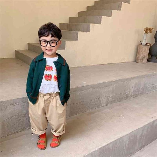 preppy style boys knitted single-breasted long sleeve sweaters girls casual cardigans 210708, Blue
preppy style boys knitted single-breasted long sleeve sweaters girls casual cardigans 210708, Blue