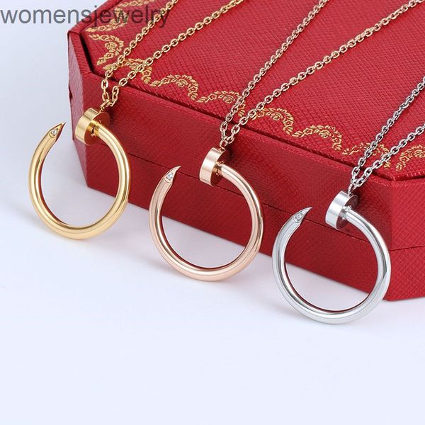 new men and women pendant necklace fashion designer design stainless steel nail necklaces, Silver
new men and women pendant necklace fashion designer design stainless steel nail necklaces, Silver