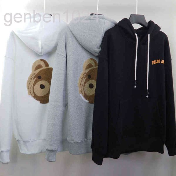 palms real angels right version street tide hoodie pa embroidered bear casual sweater, Black
palms real angels right version street tide hoodie pa embroidered bear casual sweater, Black
