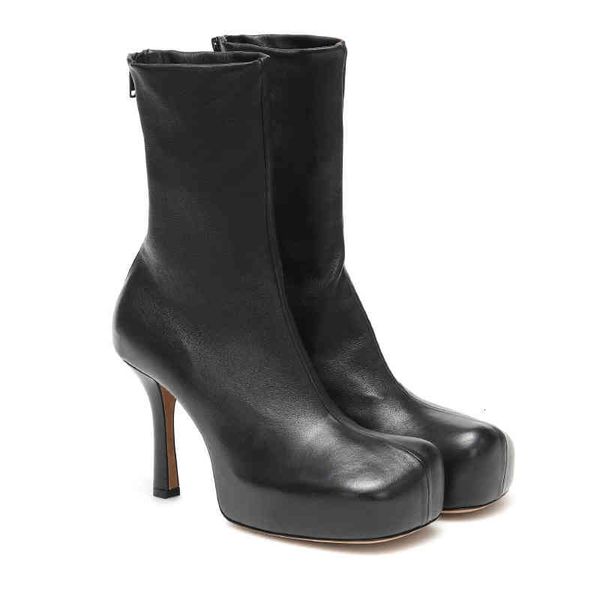 boots 100mm heel bold platform boots calfskin leather shoes ankle boot stiletto heels booties luxury designers brands shoe factory footwear, Black
boots 100mm heel bold platform boots calfskin leather shoes ankle boot stiletto heels booties luxury designers brands shoe factory footwear, Black