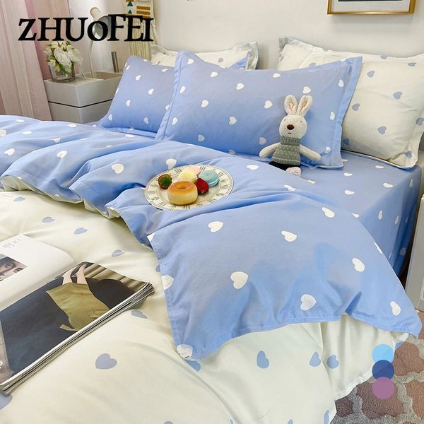 solid color love pattern bedding set 3/4 pcs bed cover sheet pillowcase ab double-sided duvet cover set full king size 220611
solid color love pattern bedding set 3/4 pcs bed cover sheet pillowcase ab double-sided duvet cover set full king size 220611