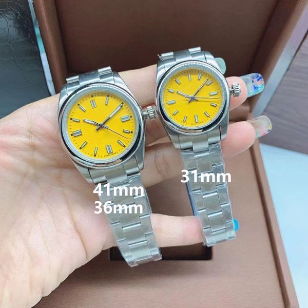 lovers mens ladies sapphire watches 31/36/41mm automatic mechanical stainless steel luminous montre de luxe women watch oyster perpetual mot, Slivery;brown
lovers mens ladies sapphire watches 31/36/41mm automatic mechanical stainless steel luminous montre de luxe women watch oyster perpetual mot, Slivery;brown