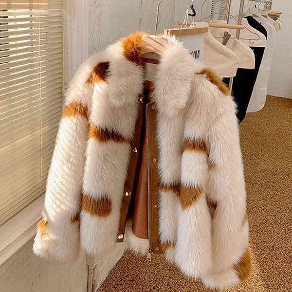 2021 new fashion women's clothing fur & faux fur full double-faced fur coats and jackets women t220810, Black
2021 new fashion women's clothing fur & faux fur full double-faced fur coats and jackets women t220810, Black