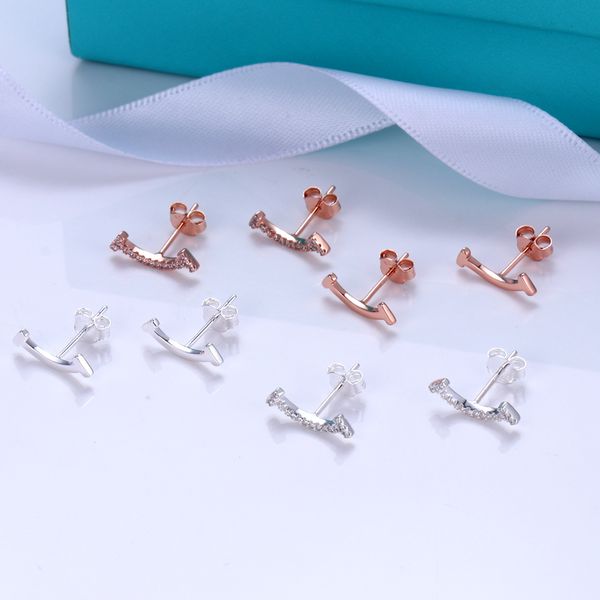 earring 18k rose gold silver smile studs earrings earings for women wedding party jewelry, Golden;silver
earring 18k rose gold silver smile studs earrings earings for women wedding party jewelry, Golden;silver