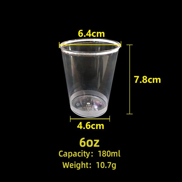 6oz 180ml disposable hard material straight cylinder aviation crystal ps cup can be customized with large quantity and lower price
6oz 180ml disposable hard material straight cylinder aviation crystal ps cup can be customized with large quantity and lower price