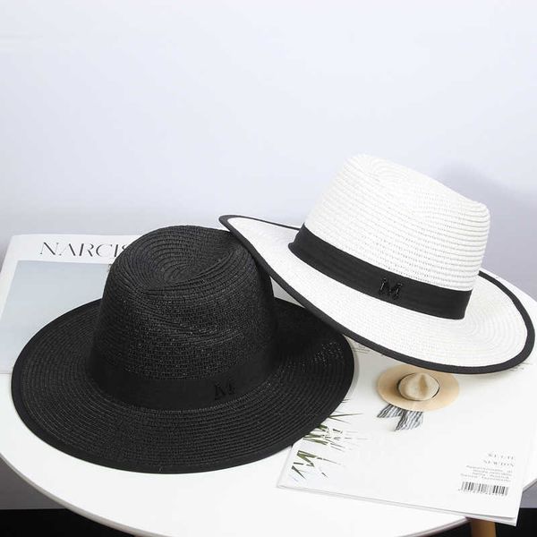 summer hat women beach straw gorra panama ladies cap fashionable handmade casual flat brim sun hats for female 2022, Blue;gray
summer hat women beach straw gorra panama ladies cap fashionable handmade casual flat brim sun hats for female 2022, Blue;gray
