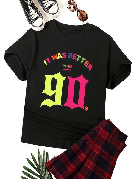 plus slogan graphic tee a4sx#, Black
plus slogan graphic tee a4sx#, Black