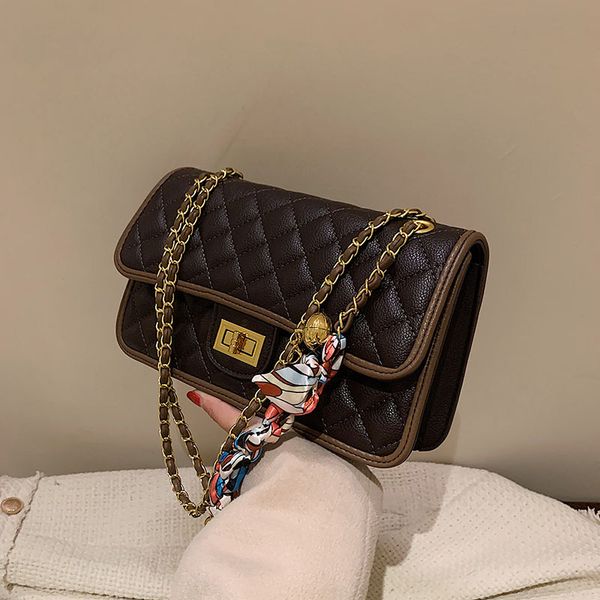 Fashion women's leather bag classic Joker solid color leather shoulder bags street trend plaid handbag flip ribbon bow women backpack wholesale factory, Brown
Fashion women's leather bag classic Joker solid color leather shoulder bags street trend plaid handbag flip ribbon bow women backpack wholesale factory, Brown