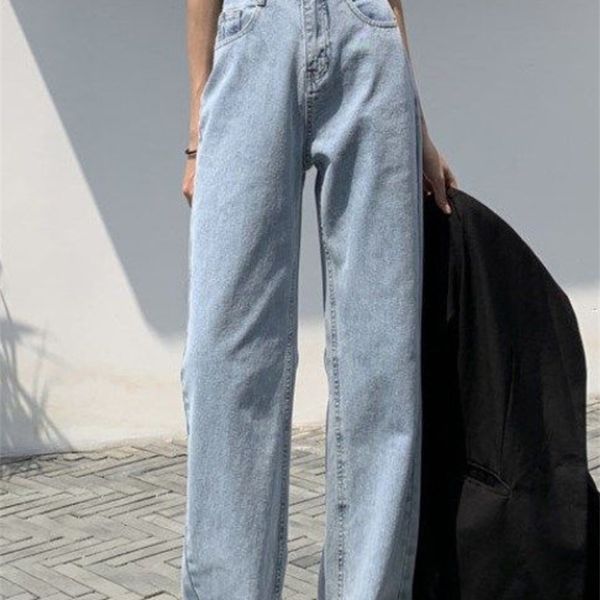 spring womens fashion high waist women's wide leg jeans baggy oversize woman capris pants jean mom jeans trousers 220815, Blue
spring womens fashion high waist women's wide leg jeans baggy oversize woman capris pants jean mom jeans trousers 220815, Blue