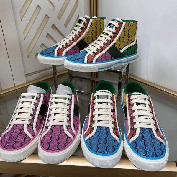 designers tennis 1977 sneaker canvas luxurys shoe beige blue washed jacquard denim women shoes ace high gang sole embroidered vintage casual, Black
designers tennis 1977 sneaker canvas luxurys shoe beige blue washed jacquard denim women shoes ace high gang sole embroidered vintage casual, Black