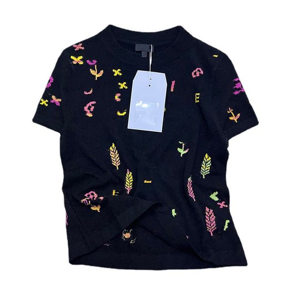 310 2022 spring summer brand same style dress short sleeve kint pullover sweater panelled crew neck kint dress xue, Black
310 2022 spring summer brand same style dress short sleeve kint pullover sweater panelled crew neck kint dress xue, Black
