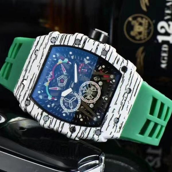 men automatic quartz movement brand watches satch 43mm rubber strap business sports imported crystal mirror battery hollow skeleton wristwat, Slivery;brown
men automatic quartz movement brand watches satch 43mm rubber strap business sports imported crystal mirror battery hollow skeleton wristwat, Slivery;brown
