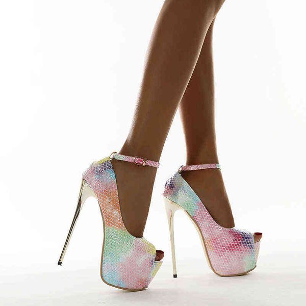 2022 new women 17cm super high heel shoes peep toe 6cm platform stiletto nightclub stripper catwalk pumps big size 35-42 t220730, Black
2022 new women 17cm super high heel shoes peep toe 6cm platform stiletto nightclub stripper catwalk pumps big size 35-42 t220730, Black