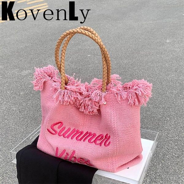 women tote bag canvas fashion pink shopping luxury ladys shoulder bag women summer design young girl shopper handbags 220620
women tote bag canvas fashion pink shopping luxury ladys shoulder bag women summer design young girl shopper handbags 220620