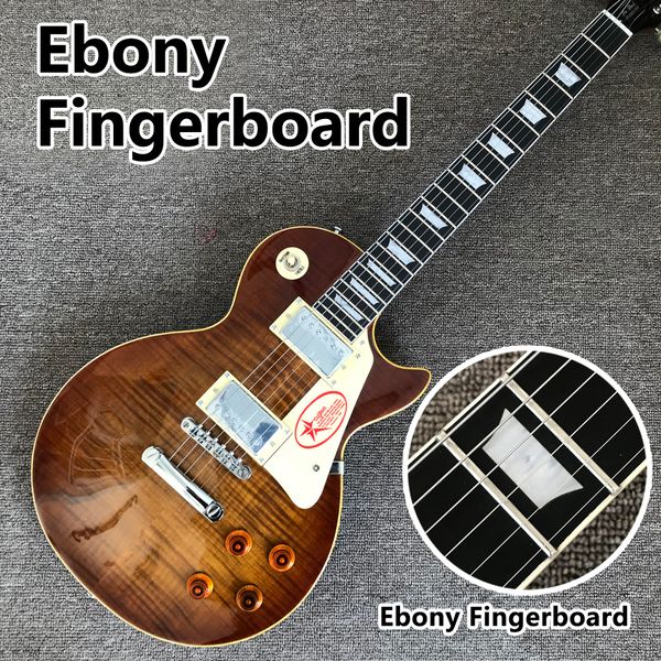 electric guitar, ebony fingerboard, tobacco burst maple solid mahogany body same of the pictures
electric guitar, ebony fingerboard, tobacco burst maple solid mahogany body same of the pictures