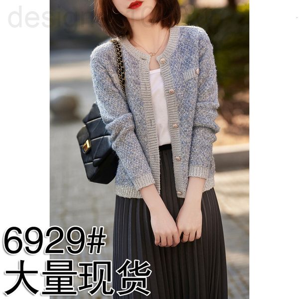 women's sweaters designer 6929# high yan fine bright piece exquisite round neck knitted cardigan french light luxury clear sky blue ele, White;black
women's sweaters designer 6929# high yan fine bright piece exquisite round neck knitted cardigan french light luxury clear sky blue ele, White;black