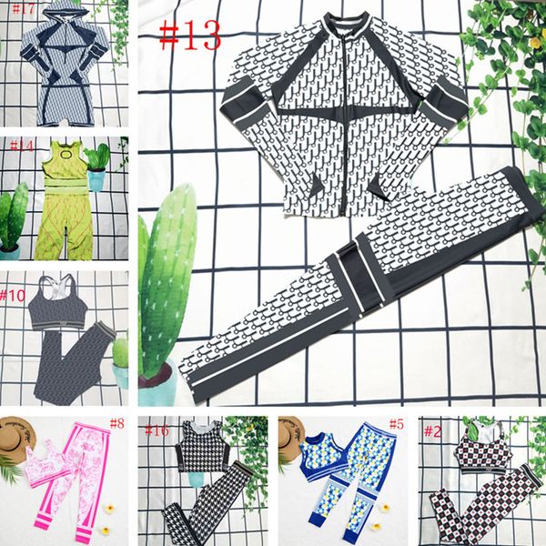 yoga wear womens vest leggings suits designers tracksuits fashion letter printed lady fitness sports pants, Gray
yoga wear womens vest leggings suits designers tracksuits fashion letter printed lady fitness sports pants, Gray