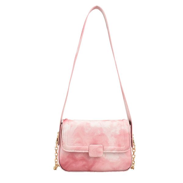 designer bag 4 colors tie-dyed high texture one-shoulder small square handbag in pu for women with fashion style 
designer bag 4 colors tie-dyed high texture one-shoulder small square handbag in pu for women with fashion style