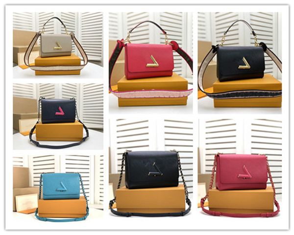 designer luxury handbag leather twist bag python red