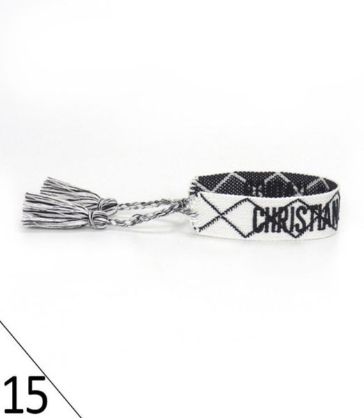 braided luxury brand bracelet adjustable woven friendship bangle for womens mens designer letter embroidery rope bracelets jewelry gift code, Golden;silver
braided luxury brand bracelet adjustable woven friendship bangle for womens mens designer letter embroidery rope bracelets jewelry gift code, Golden;silver