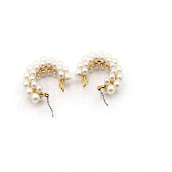 2022 new design chandelier european and american stars with the same pearl earrings women's high-end retro fashion niche, Silver
2022 new design chandelier european and american stars with the same pearl earrings women's high-end retro fashion niche, Silver