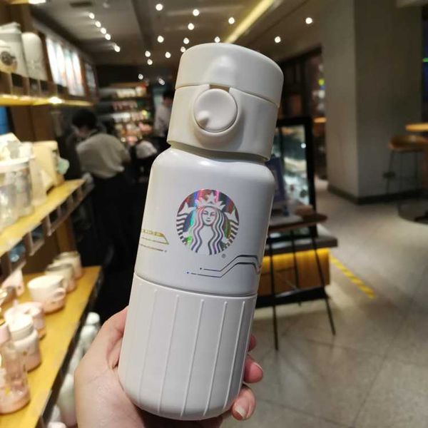 starbucks 2021 limited environmental protection space technology white dazzling stainless steel thermos cup with one hand operation
starbucks 2021 limited environmental protection space technology white dazzling stainless steel thermos cup with one hand operation