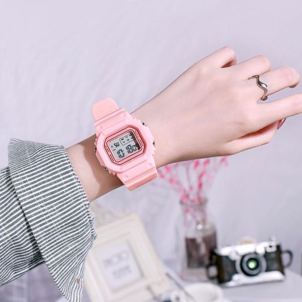 wristwatches women's watches multifunction led digital watch fashion pink silicone band waterproof wristwatch women men boys girls kids, Slivery;brown
wristwatches women's watches multifunction led digital watch fashion pink silicone band waterproof wristwatch women men boys girls kids, Slivery;brown