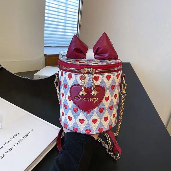 fashion bow bucket chain shoulder bag comfortable simple generous and versatile collocation handbag
fashion bow bucket chain shoulder bag comfortable simple generous and versatile collocation handbag
